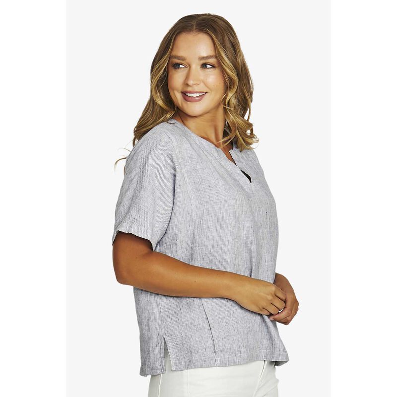 Jump Core Stripe Boxy Top image number 2